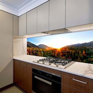 Set 3 piese panou decorativ sticla bucatarie oct031