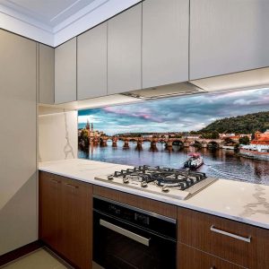 Set 3 piese panou decorativ sticla bucatarie oct025